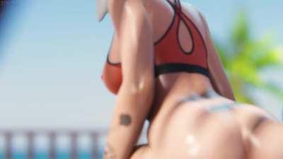 Ashe Reverse Cowgirl Ride (Sound Update) (Wackation) [Overwatch]