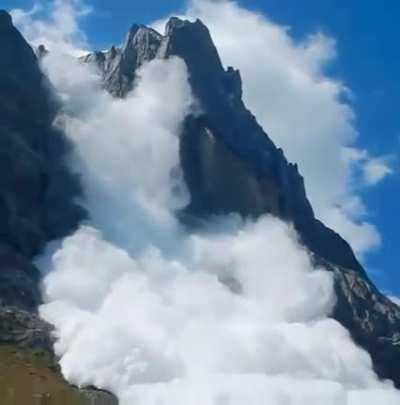 Avalanche in Switzerland