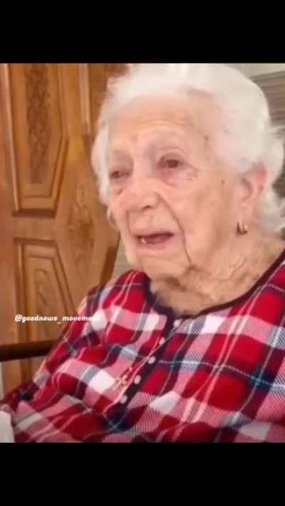 Some elderly people are just happy having someone with them