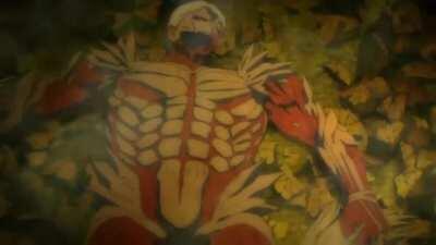 Eren one shotting Reiner but in GLORIOUS AI GENERATED 60 FPS