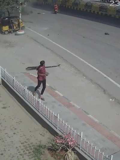 Car 🚗 falling from the sky