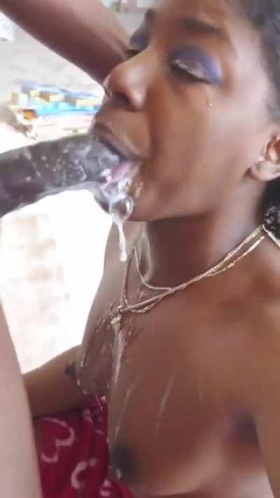 She’s one sloppy mf