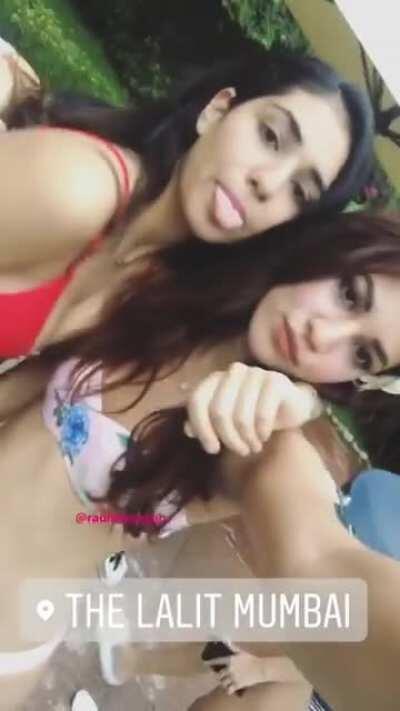 Radhika and Shivani raising temperatures