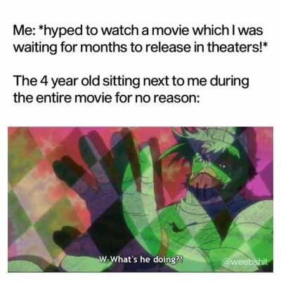 You get used to it :')