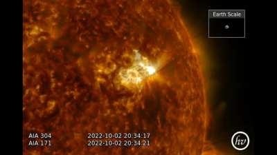 AR3110 finally released X-class solar flare!