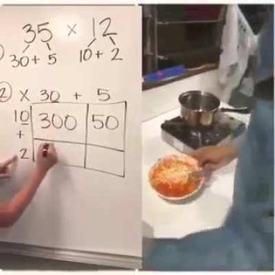 I was taught the method on the right btw