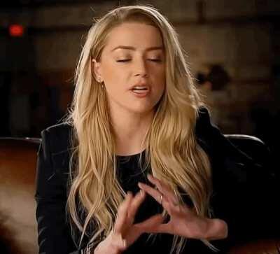 Just walk up to Amber Heard mid interview and shove your cock in her mouth...
