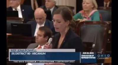 Ohio Democrats Furiously Pound Desk to Disrupt A Call for Gender Fairness in Sports