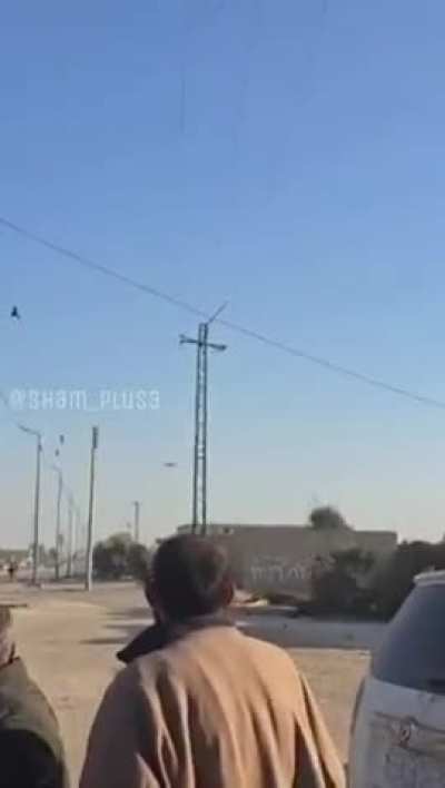 A-10 in action today in Deir ez-Zur