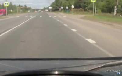 Russia: Cammer rear-ended at 109 kmp