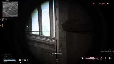 Friend got sniped, so I told him to drop his gun so I could get them back!