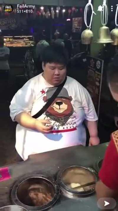 All he wanted was some dessert