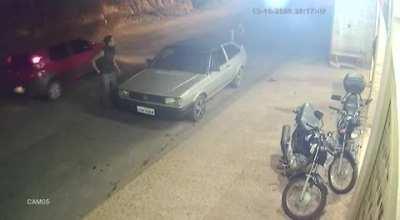 My man went berserk - Outside footage.