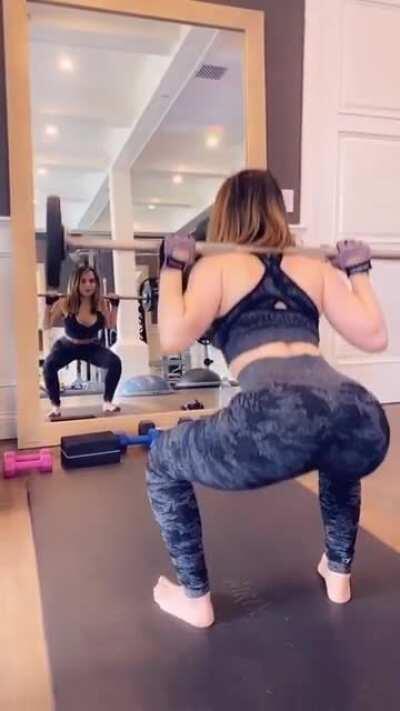 She is showing off more