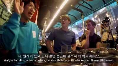 Our members really be risking their health to provide us the entertainment. As much as I'm gonna miss him gone, I'm glad he can now focus on his health.