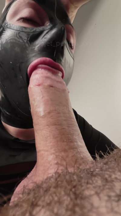 My hood has two holes for my eyes and one for his dick 😇