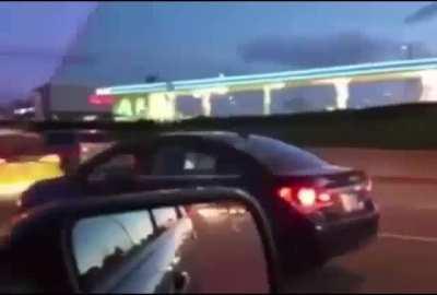 WCGR not paying attention while driving car