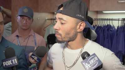[Highlight] Mookie Betts refuses to answer a question regarding the new baseball playoff format