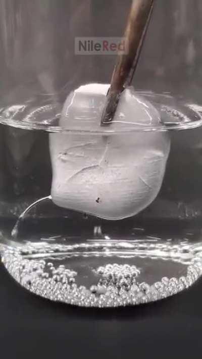 what frozen mercury looks like when it melts