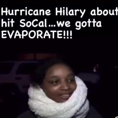 I’m not evaporating.