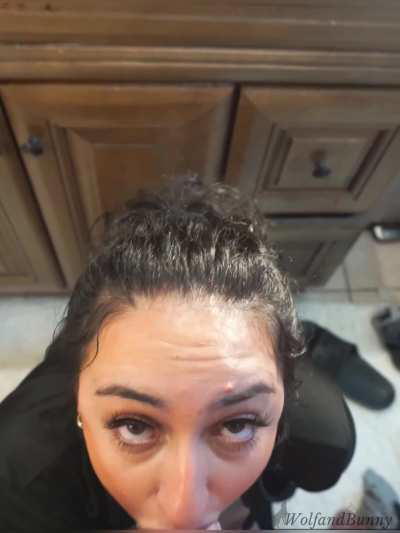 Love being a little cum slut after work for my boss 