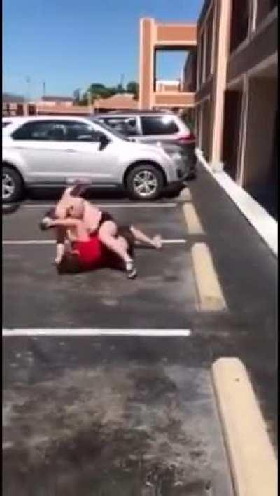 Baby Mama drama in the parking lot