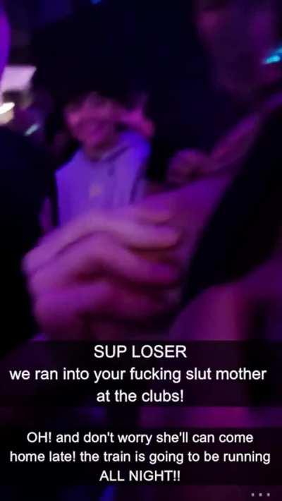 You mom has more fun than you do at the clubs