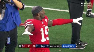 [Highlight] Cowboys unable to get the snap off before time runs out, 49ers win the game!
