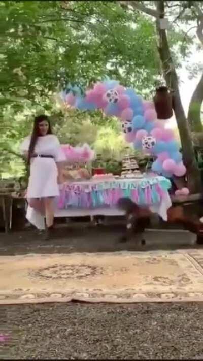 O chá de revelação foi longe demais