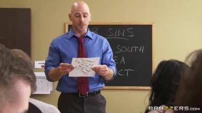 Bathroom scene with the facial