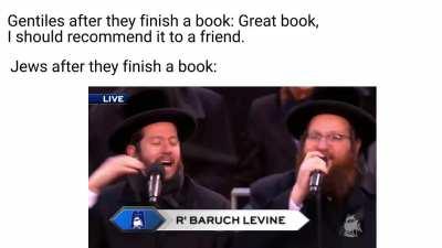 I know it's not a meme sub, but the other Jewish subs don't allow videos and I think people might like it