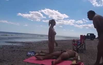 She invites everyone to cum over