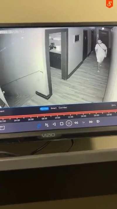 Walking in a dark room