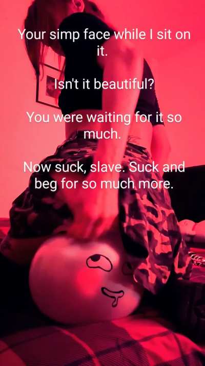 Say YES if you would let me spread all the cum on your face while I'm sitting on your face