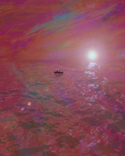 Short 3D render inspired by the We’re All Alone In This Together artwork (insta @outbxd)