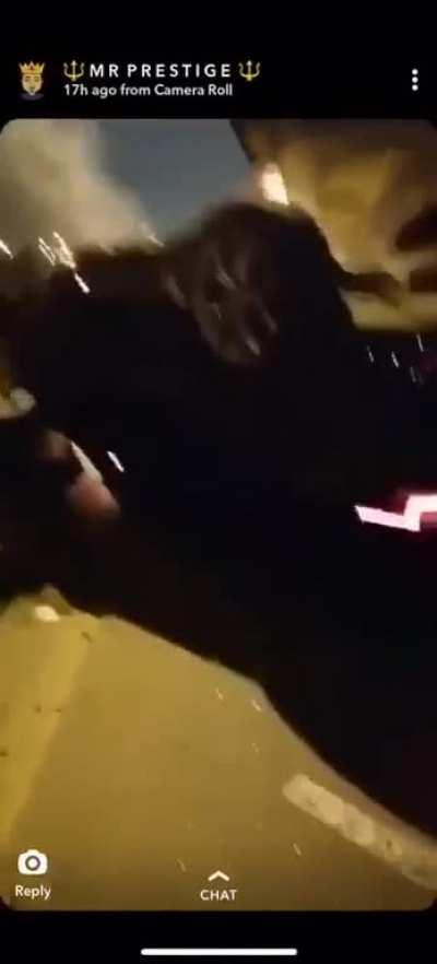 (NSFW) Horrible street racing crash!