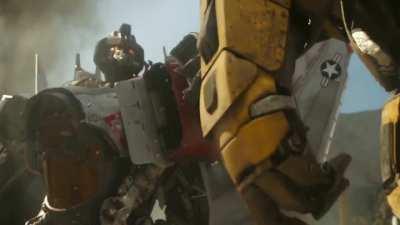 Blitzwing tries to execute Bumblebee and fricking dies!