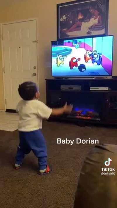 Yall rockin with amongus Dababy/Gilbert⁉️