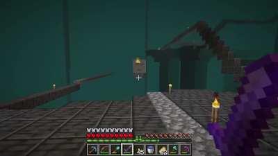 i can't believe they added parrying to minecraft