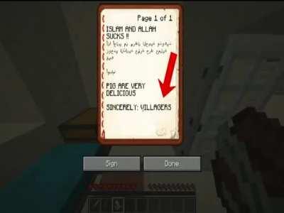 BRUH MINECRAFT AHMED BLOW UP INFIDEL VILLAGE الله أكبر الجهاد NO PORK 😡😠 🇸🇦🇸🇦