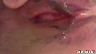 Would you be able pull out when my pulsating Japanese pussy is dripping wet for you?