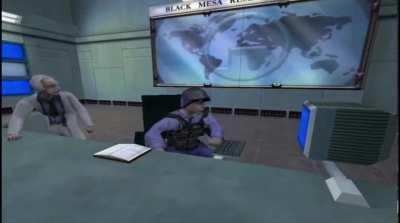 Half-Life 1 Beta is very Dark and Griddy