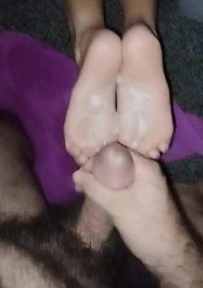 my soles totally drained him...oc