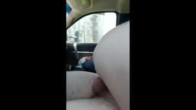 Fucking GF in Daddys truck