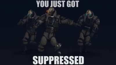 Combine Suppressor, what's he gonna do?