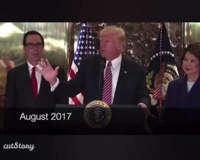 Compilation of Trump condemning racists