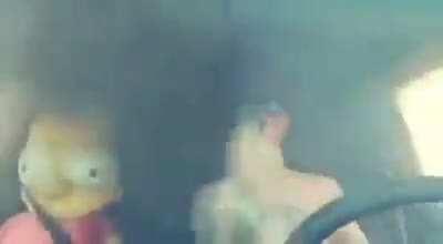 fire, smoke, Bart Simpson.