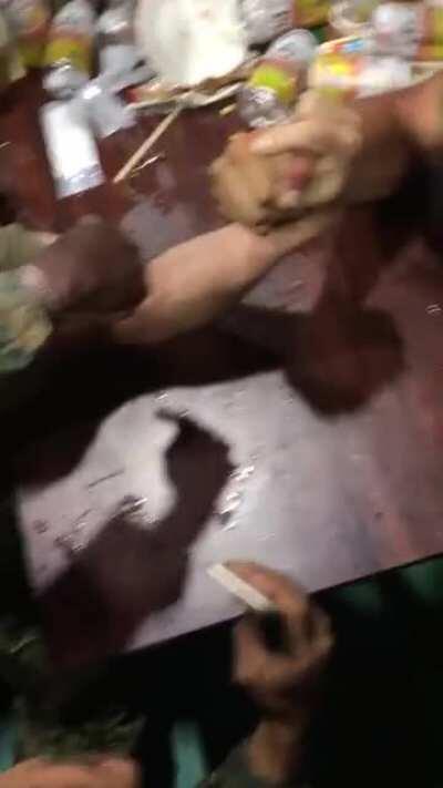 Marine vs Japanese soldier