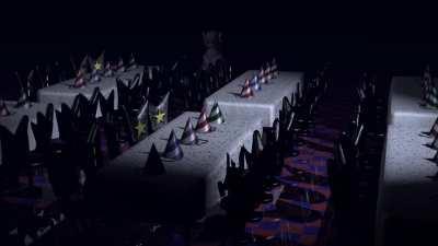 Kanna goes to Freddy Fazbear's Pizza after hours