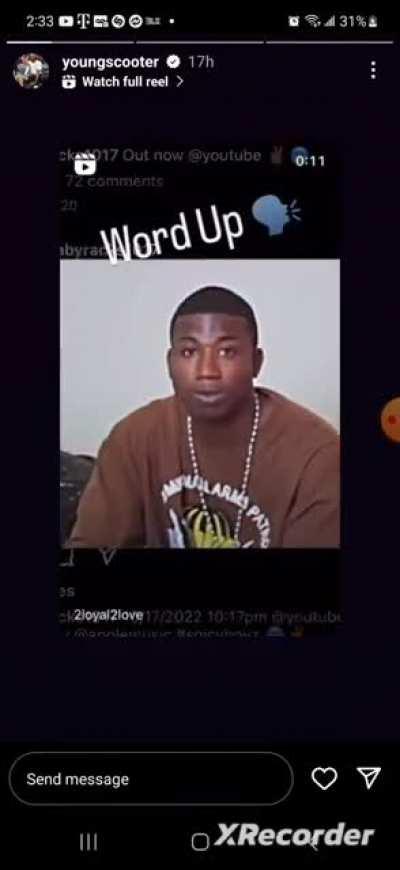 Young Scooter has a message for Real Boston Snitchey